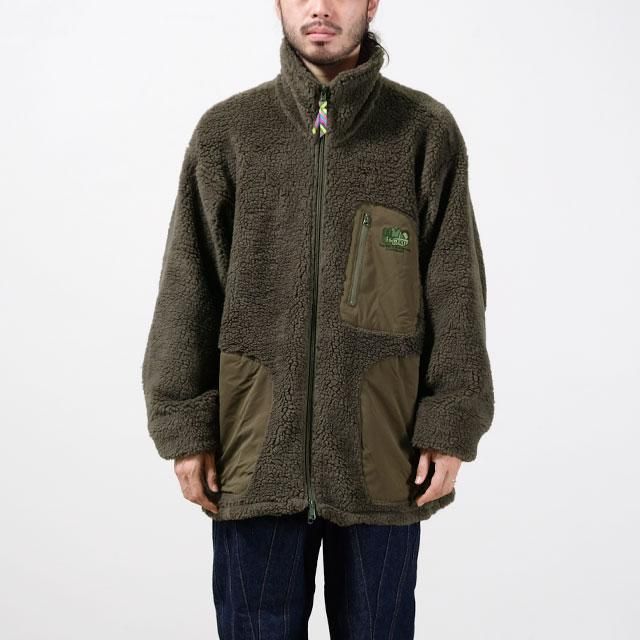 THE HOLY - MOUNTAIN FLEECE JACKET #KHAKI [1003AWJK05]