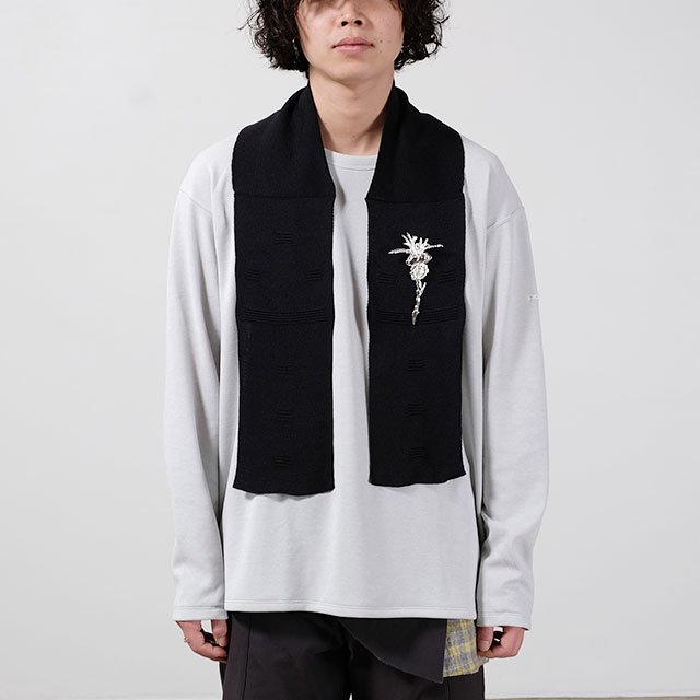 KIKO KOSTADINOV 21AW SCARF WITH BROACH-