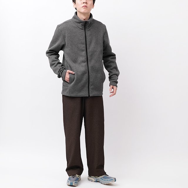Monk Zip Sweater #Ash Grey [42363]