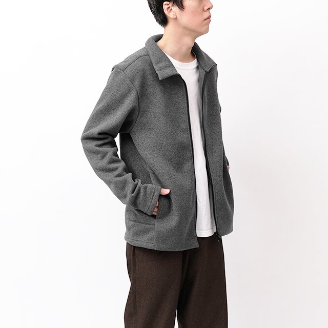 POUTNIK Monk Zip Sweater #Ash Grey [42363]｜Silver and Gold Online