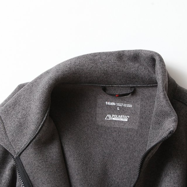 POUTNIK Monk Zip Sweater #Ash Grey [42363]｜Silver and Gold Online