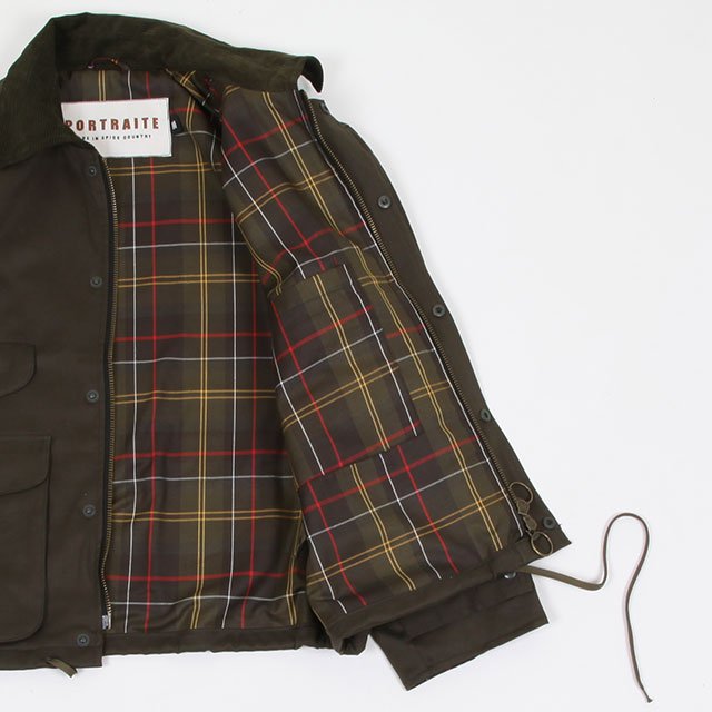 PORTRAITE Classic Field Jacket-Short #Olive Twill [001-R-EQ