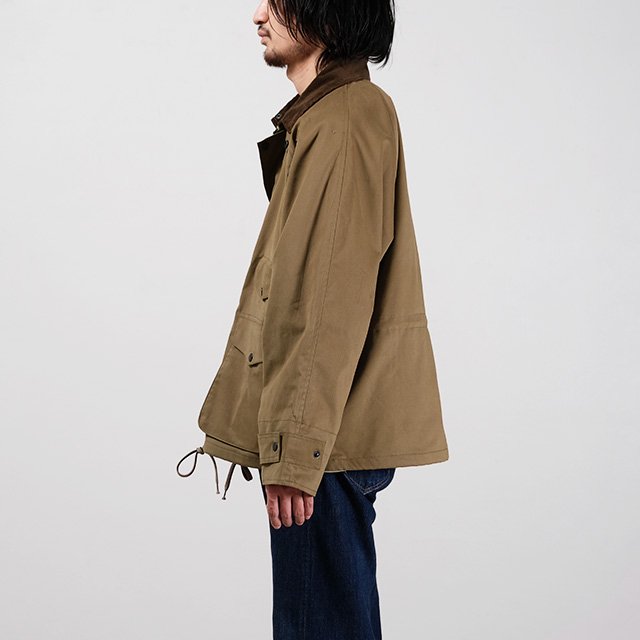 割引 PORTRAITE P/OAnorak #Khaki Brushed Twill マウンテンパーカー