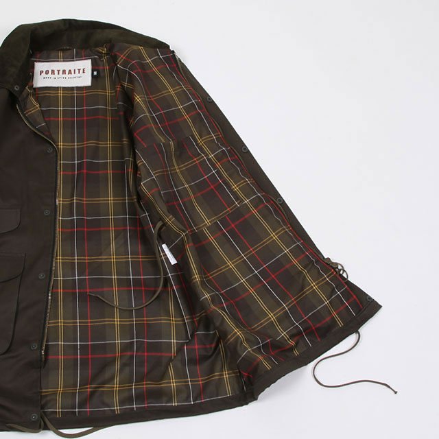 PORTRAITE Classic Field Jacket-Long #Olive Twill [002-R-EQ
