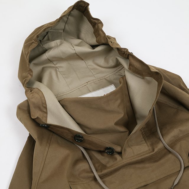 P/O Anorak #Khaki Brushed Twill [004-EQ]