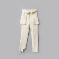  Midorikawa GAUZE TROUSERS #OFF WHITE [MID21FW-P04]