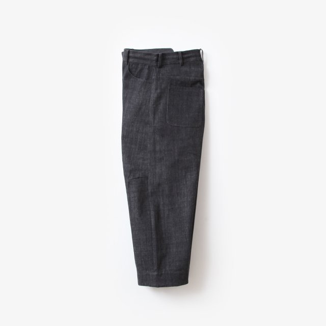 DENIM TROUSERS #BLACK [O12TR1-SP]