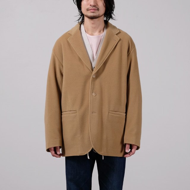 CASHMERE WOOL MOSSER OVER JACKET | WOOLジャケット | oxygencycles.in