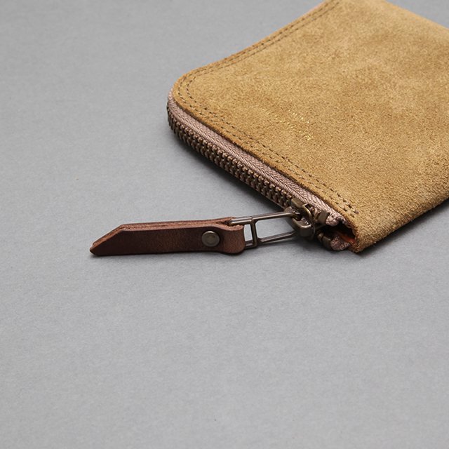 同梱不可】 モトラトリー MOTO L-Zip Wallet Horse Suede 長財布 