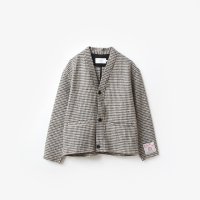 SUBTLE authentic Tweed Cardigan - HARRIS TWEED #Beige Gunclub Check/Natural Beige St. [SU-HT001]