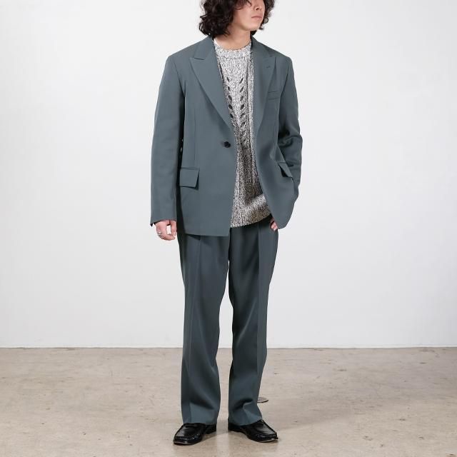 送料無料・選べる4個セット 22ss light wool max gabadine slacks