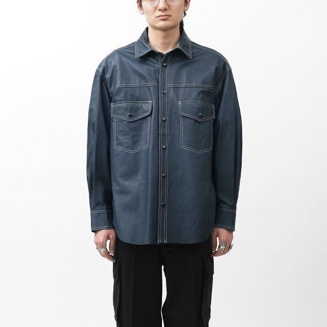 Midorikawa  REVERSIBLE LEATHER SHIRT