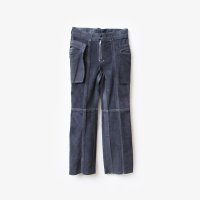  Midorikawa REVERSIBLE LEATHER PANTS #BLACK [MID22SS-P05]