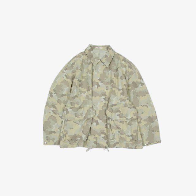 オーラリー WASHED FINX CAMOUFLAGE BLOUSON ジャケット/アウター