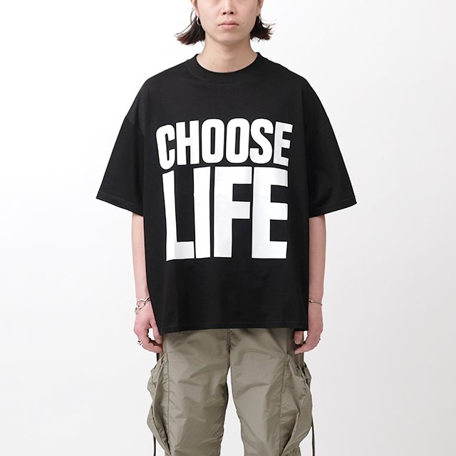 SLOGAN BIG TEE #BLACK [163646533]