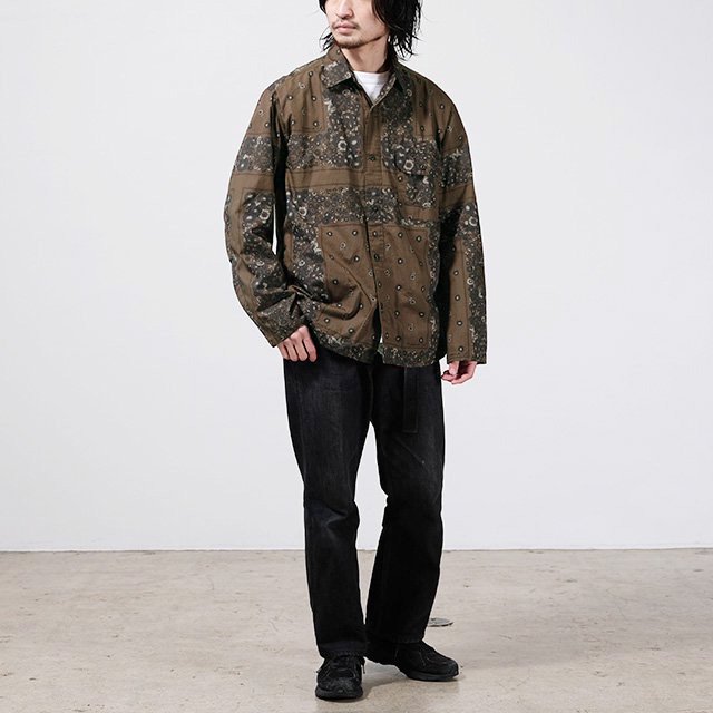 nonnative worker shirts jacket NOMA prin | www.cinema52.com