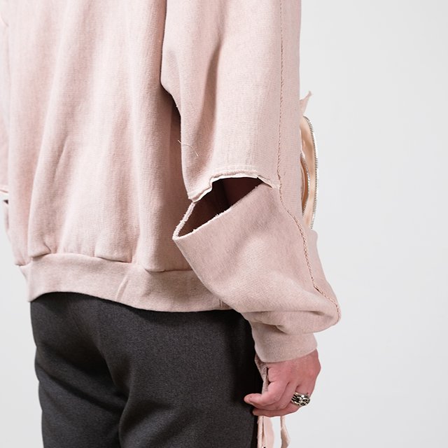 FULL-ZIP HOODIE #PINK [MID22SS-CU01]