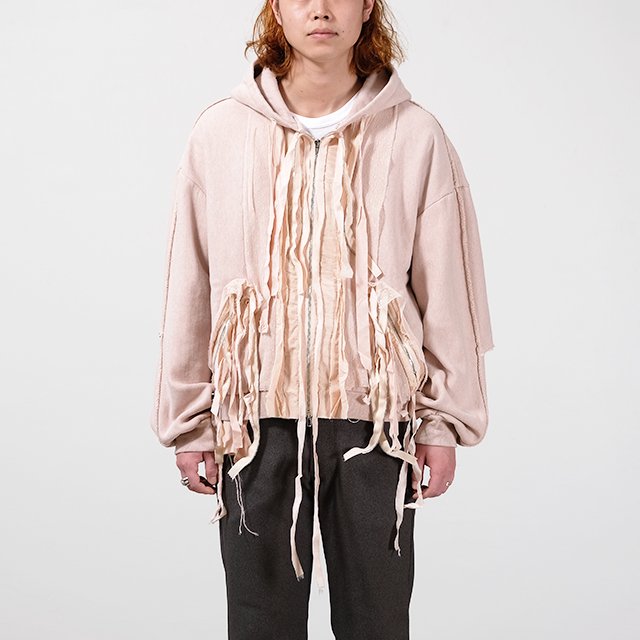 FULL-ZIP HOODIE #PINK [MID22SS-CU01]