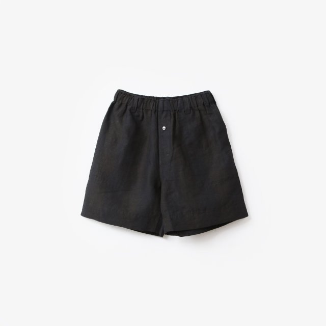 Willow Pants ショートパンツ 2(M位) 黒(デニム)ボタン柄 - ショートパンツ