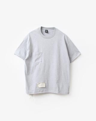 HESTRADA Gee-Wiz S/S SWITCH POCKET TEE W/ATHLETIC SHOE LACE #Grey [309]