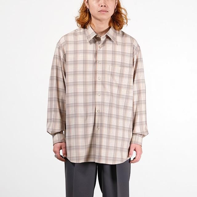 AURALEE SUPER LIGHT WOOL CHECK SHIRTS 4 | angeloawards.com