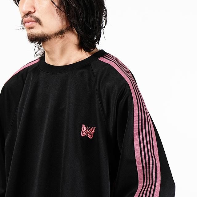 Needles Track Crew Neck Shirt サックスブルー-