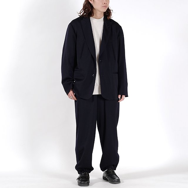 耐熱 二層 足あとぐらす (M) blurhms WOOL KERSEY POCKET TROUSERS