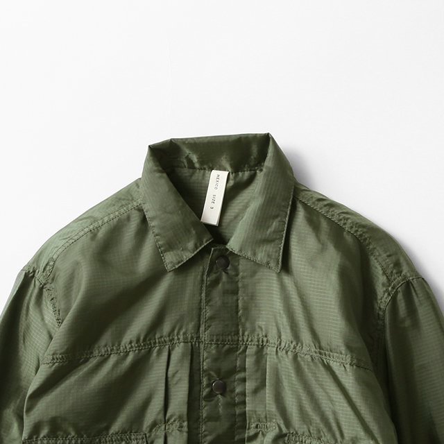 2ND TYPE JACKET U.S. MILITARY 80'S PARACHUTE CLOTH US MIL.SPEC.DOT BUTTON  SCOVILL #A.GREEN [4009]