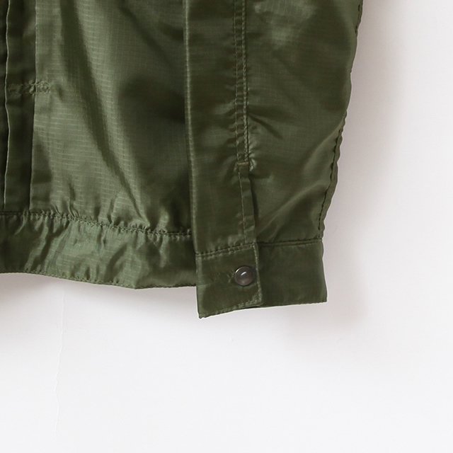 2ND TYPE JACKET U.S. MILITARY 80'S PARACHUTE CLOTH US MIL.SPEC.DOT BUTTON  SCOVILL #A.GREEN [4009]