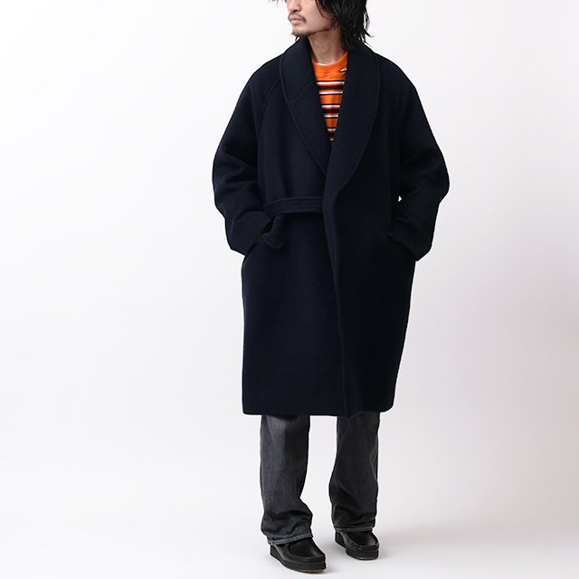 blurhms Wool Cashmere Shawl Coat｜チェスターコート www ...