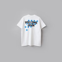 WELCOME-RAIN RAIN DROPS LOGO T-SHIRT #BLUE [WR4-TS001]