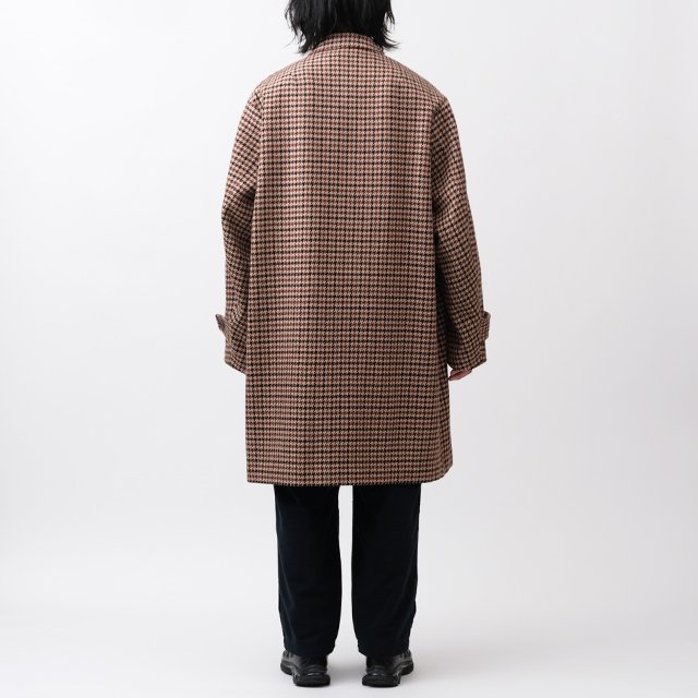 Asymmetry Check Coat #B-Block Check [22WCM-C04102]