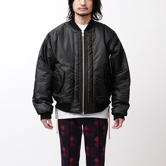 77CIRCA circa make length adjusted MA-1 #Black [cc22aw-44]｜Silver