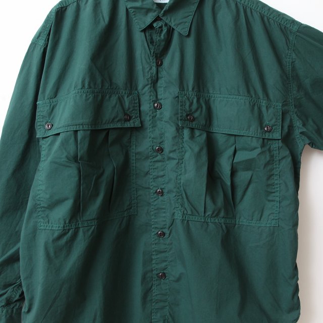 ORGANIC COTTON WORK SHIRT #GREEN [169410204]