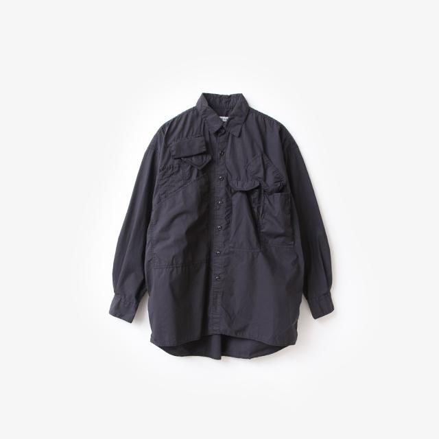 KATHARINE HAMNETT ORGANIC COTTON MULTI POCKET SHIRT #NAVY ...