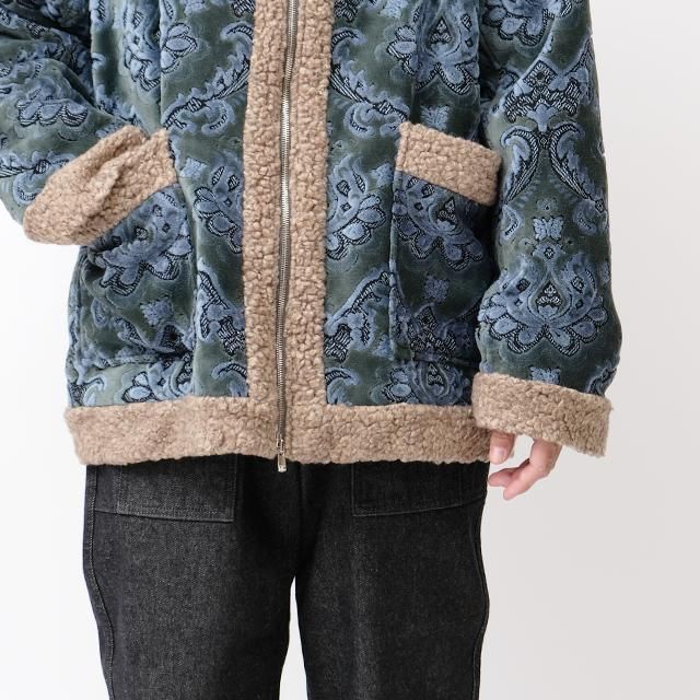 Needles Tibetan Jacket-Damask Velvet Jq - ブルゾン