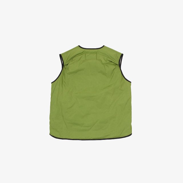 ZIP VEST - TECHNICAL POLYESTER #LIME GREEN [CF.14.05.02.01]