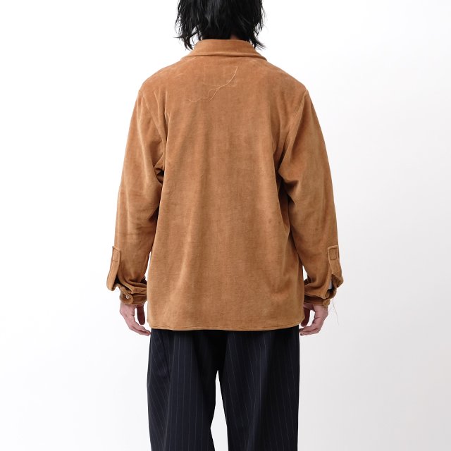 CAMIEL FORTGENS SMALL SHIRT - VELOUR #VELVET BROWN