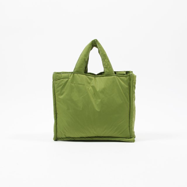 PUFFED SHOPPER S - TECHNICAL POLYESTER #LIME GREEN [CF.14.11.01.01]