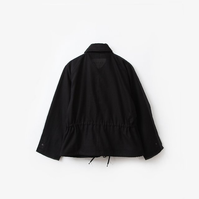PORTRAITE Classic Field Jacket-Short #Black Canvas [001-R-EQ 
