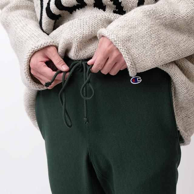 N.HOOLYWOOD×CHAMPION “NEW WEAVE” SWEAT PANTS #0900 GREEN [C8-W228