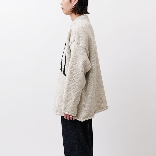 ONE fifth MY VINTAGE『COLLEGE KNIT』 DUKE #OATMEAL/BLACK [OVC-5