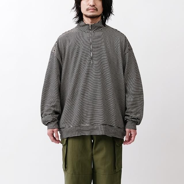 blurhms border L S T-shirt - Tシャツ