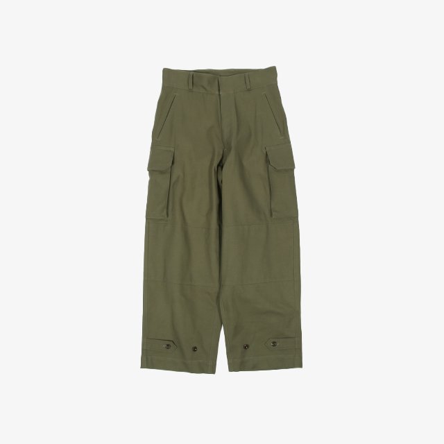 blurhms ROOTSTOCK Cotton Serge 47 Pants #Olive [bROOTS23S35