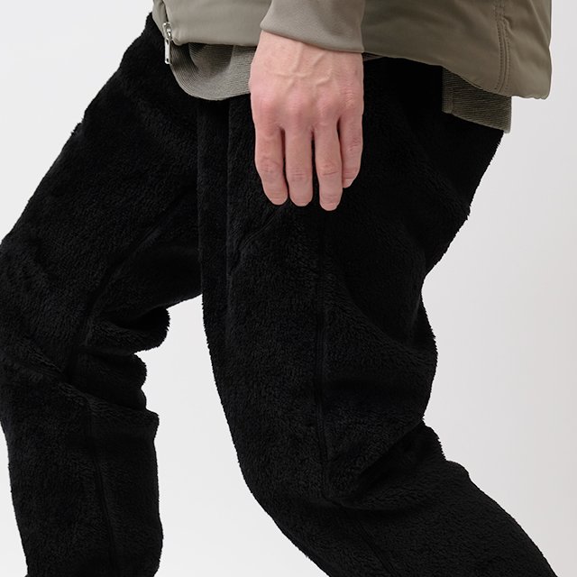 HIKER EASY PANTS POLY FLEECE HIGH LOFT POLARTEC® #BLACK [NN-P4226]