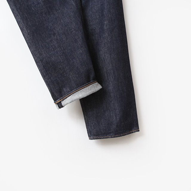 HARD TWIST DENIM WIDE PANTS #INDIGO [A00P03DM]