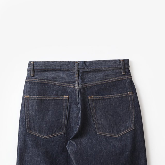 HARD TWIST DENIM WIDE PANTS #INDIGO [A00P03DM]