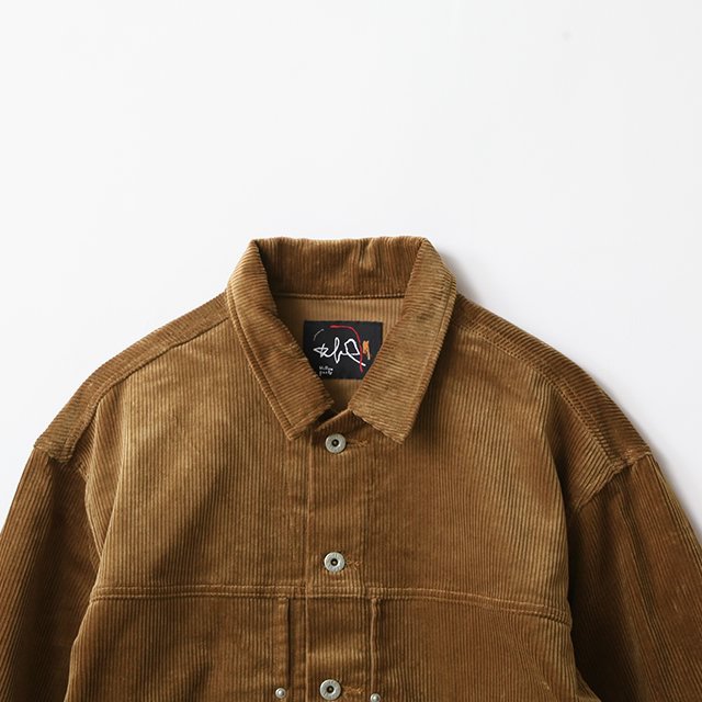 TRUCKER JACKET #KHAKI CORD [J-001]