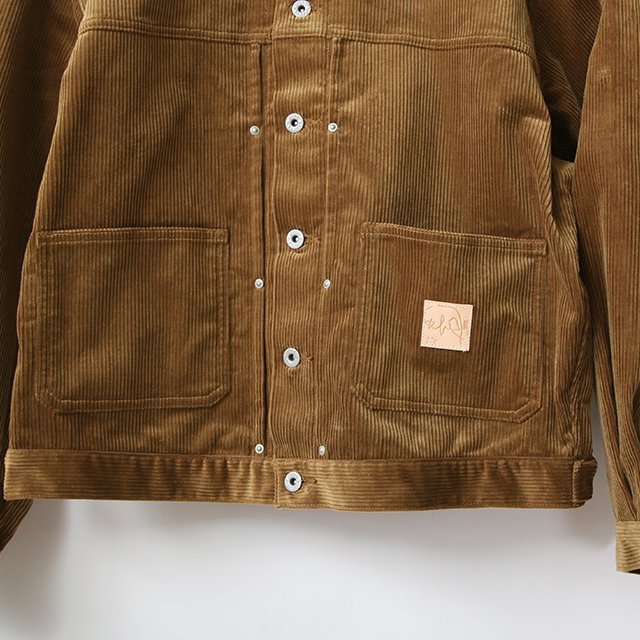 TRUCKER JACKET #KHAKI CORD [J-001]