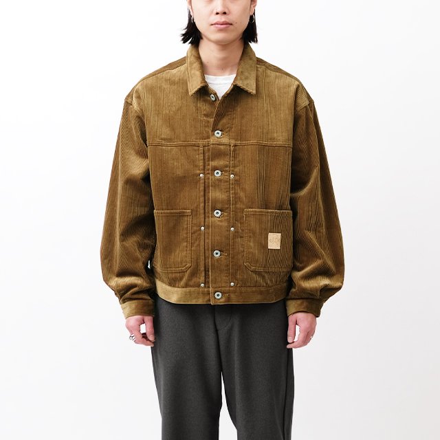 TRUCKER JACKET #KHAKI CORD [J-001]